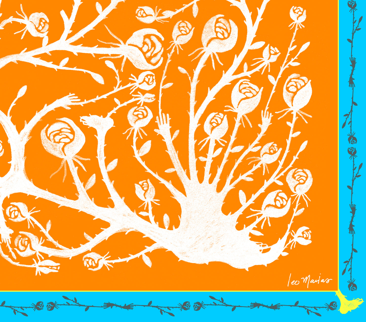 ROOTSCARF - Orange Roots