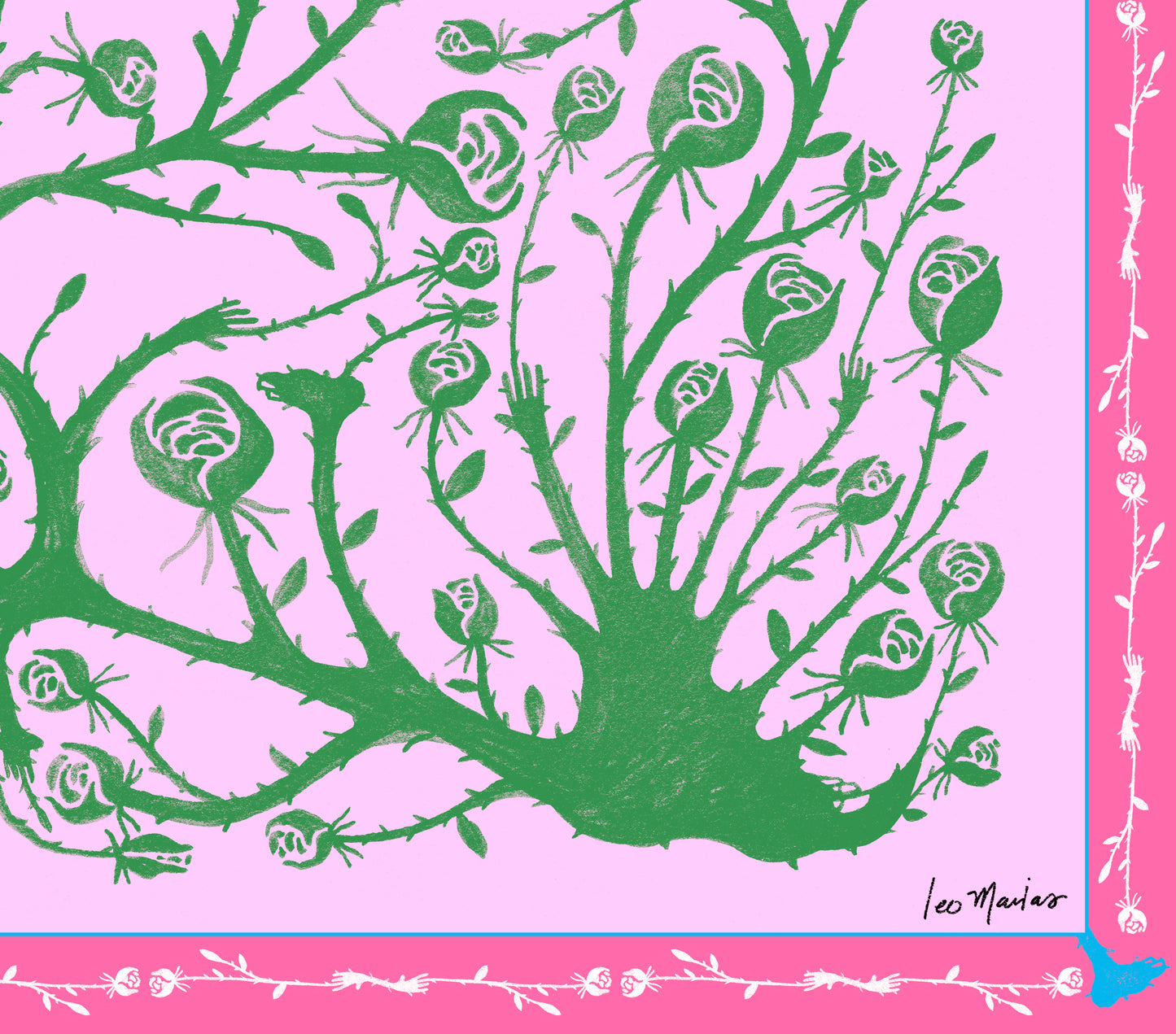 ROOTSCARF— Pink Roots